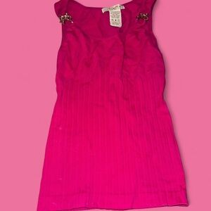 Pink 2000’s Y2K tank top